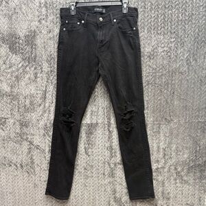 Abercrombie & Fitch Men's Super Skinny Stretch Distressed Jeans 32X34